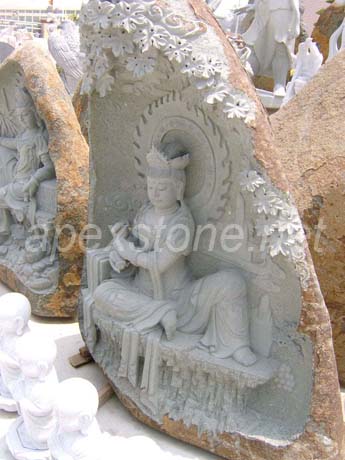 Granite Bodhieattva Statues